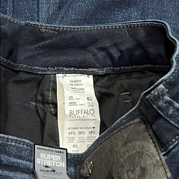 ⭐️ New Buffalo Driven-X Relaxed Straight Driven Jeans Size 42/33 - Picture 8 of 11